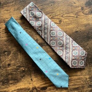 Vintage Christian Dior Ties (Lot of Two)